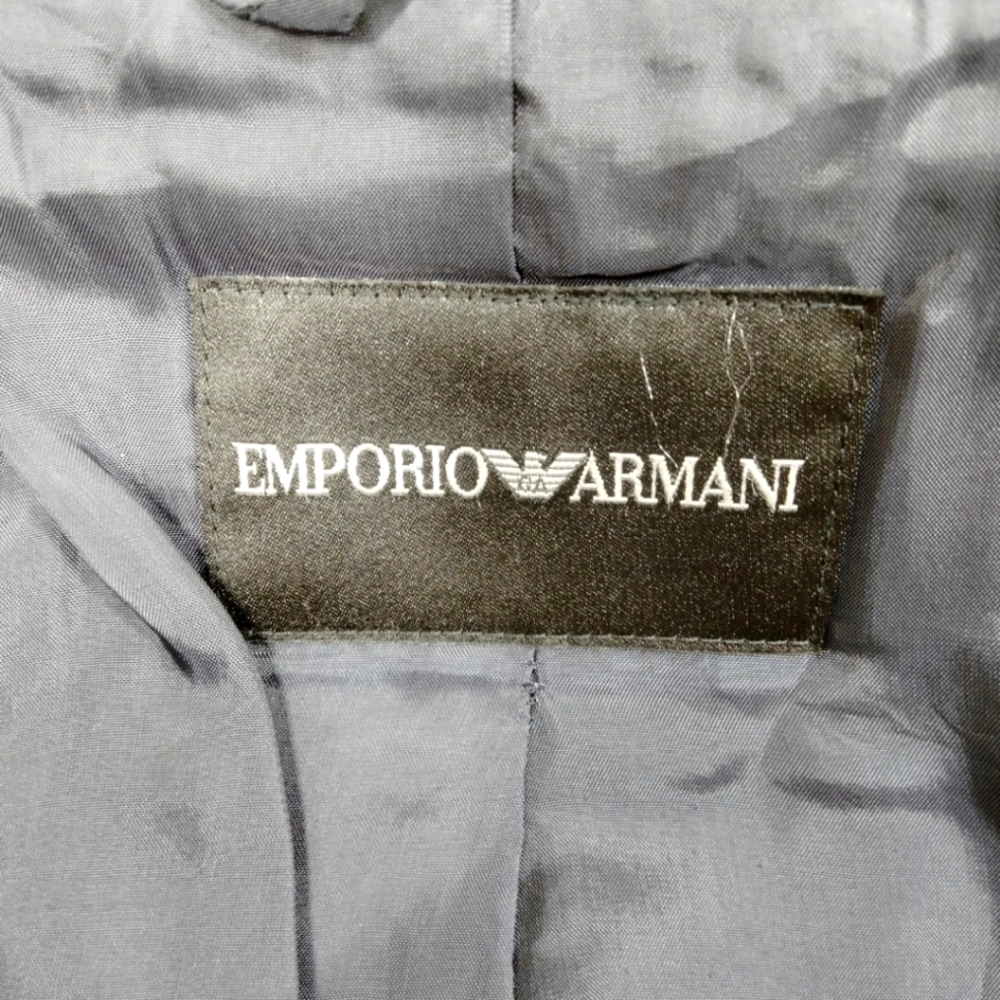 Emporio Armani Square Jacquard Jacket Women Size 42 - Picture 6 of 9
